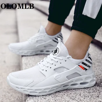 

New Non-slip Flyknit Sneakers Men Casual Shoes Trainers Walking Shoes Male Outdoor Footwear Tenis Masculino Adulto