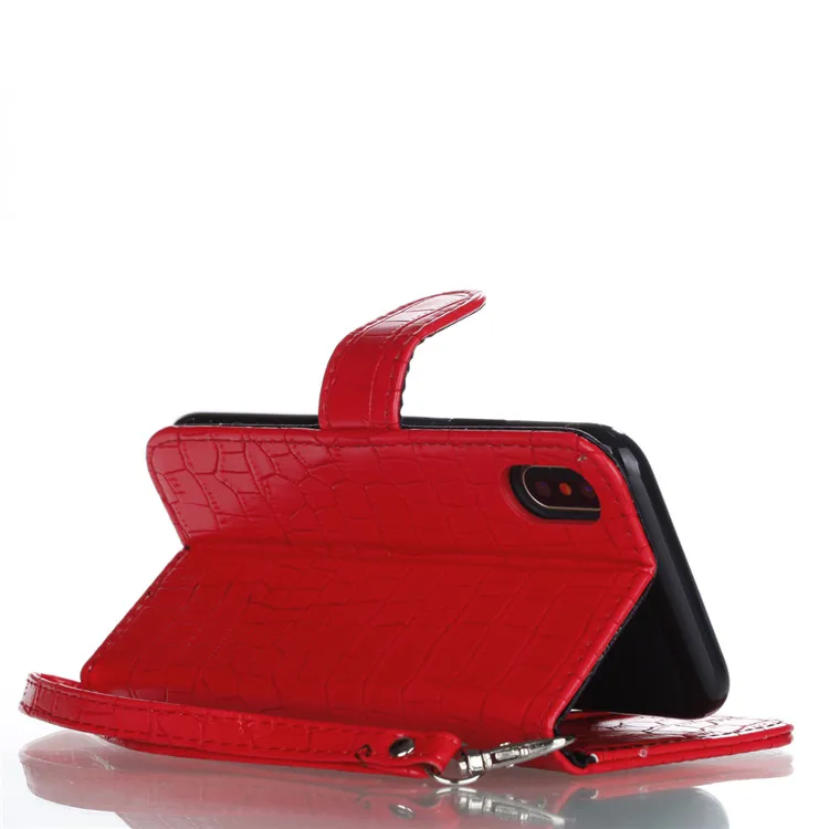 iphone 8 crocodile pattern flip case (19)