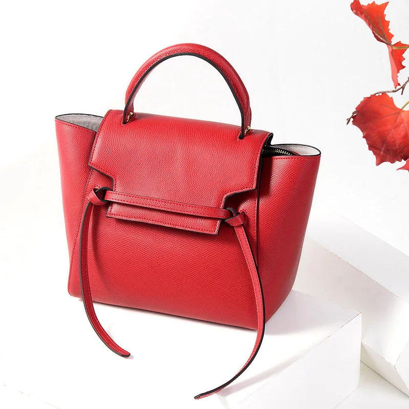 

Genuine Leather ladies handbags squid style women leather handbags European Styles Calfskin bat wings shape women messenger bags
