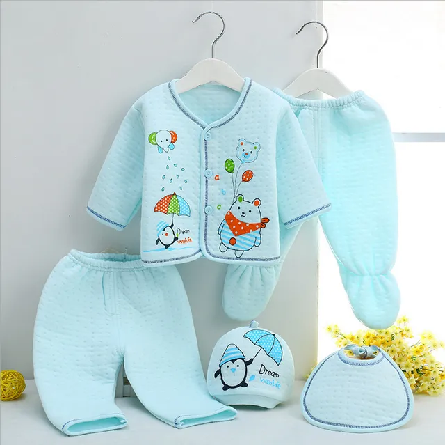 Buy Neonatal Warm Underwear 5 Pieces Set Newborn Baby