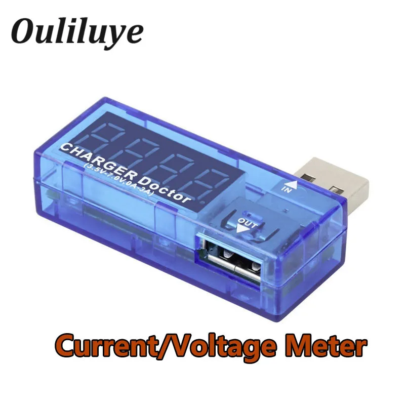USB Battery Tester Tester Doctor Volt Meter Indicator Current and Voltage Charger Power Bank Amp Volt Ammeter Voltmeter Detector