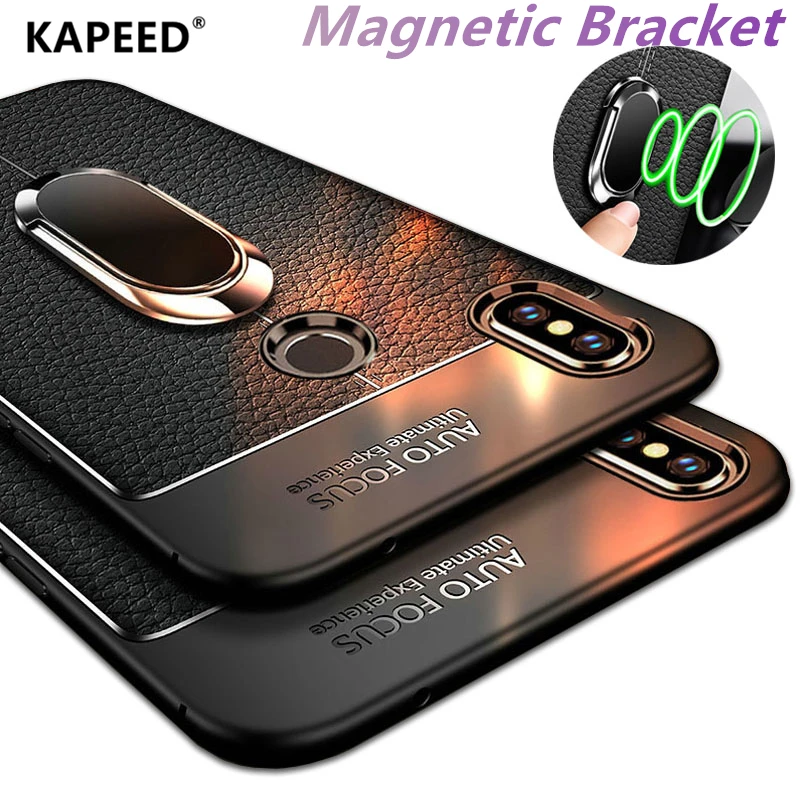 

For Samsung Galaxy M20 M30 Luxury Magnetic Bracket Ring Soft Silicone Holder Phone Case Cover For Samsung Galaxy M10 M40 Fundas