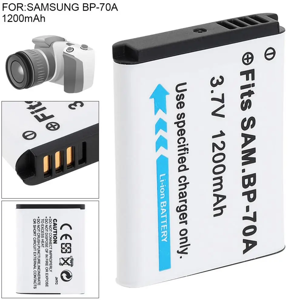 Buy 3.7V 1200mAh Li ion Rechargeable Camera Battery