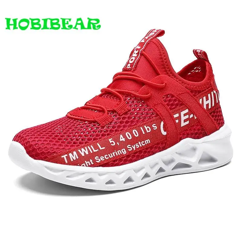 

Summer Kids Boy Running Shoes Sneakers Slip-on Big Boy Shoes Hot Sale Kids Designer Boy Brands Mesh Breathable Fashion Sneakers