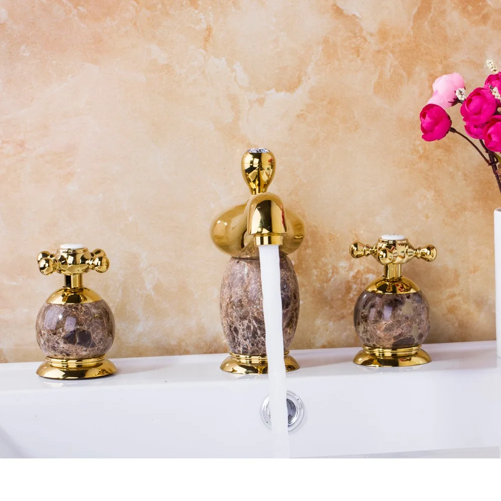 3 قطع kemaidi العتيقة النحاس و الذهب السيراميك والرخام الطابق الخيالة الحمام خلاط حوض الحمام بالوعة الغرور صنبور المياه صنبور الحمام الحنفيات 3 قطع kemaidi العتيقة النحاس و الذهب السيراميك والرخام الطابق الخيالة الحمام خلاط حوض الحمام بالوعة الغرور صنبور المياه صنبور الحمام الحنفيات