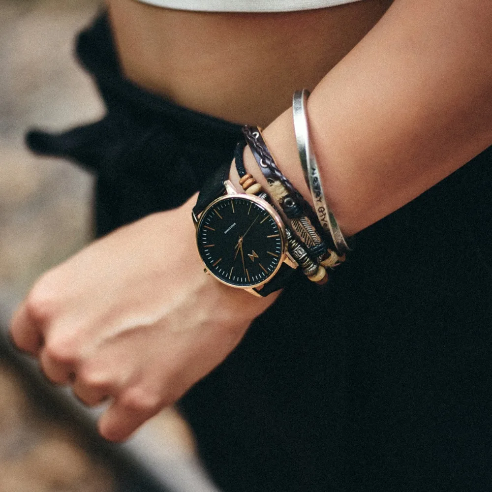 MVMT watch | Official flagship store couple fashion European and American trend man and women's simple vintage quartz watch