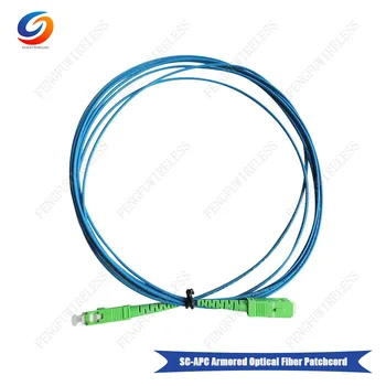 

500pcs/lot Factory Price SC/APC- SC/APC 1.6mm SM Simplex G657 A2 Blue 2m Optical Fiber Patchcord/Jumper Cable