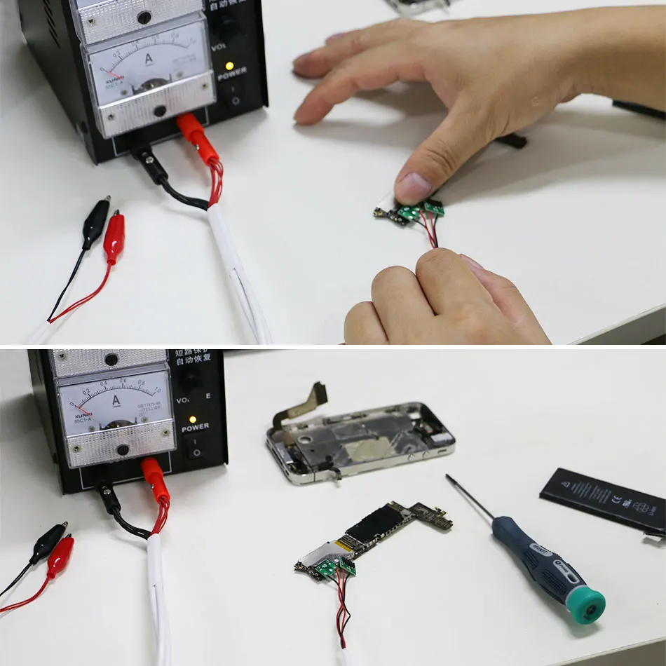 Ремонтный кабель DIYFIX для iPhone XS/Max/XR/8/8P/7/7P/6/6S/6SP/Φ/5/Φ/4 инструмент с зажимом типа