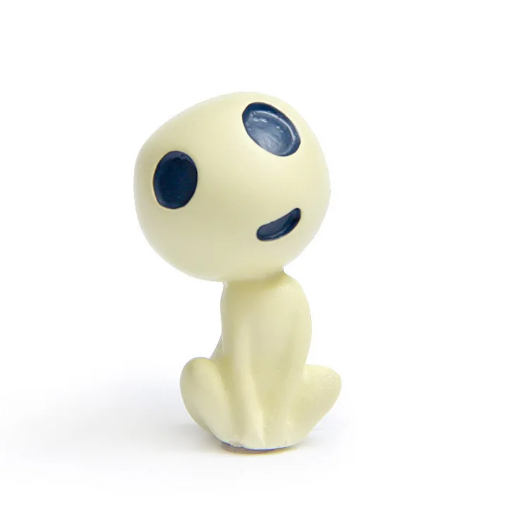 Миядзаки Принцесса Мононоке Kodama дерево дух фигурки Studio Ghibli мини Полимерная