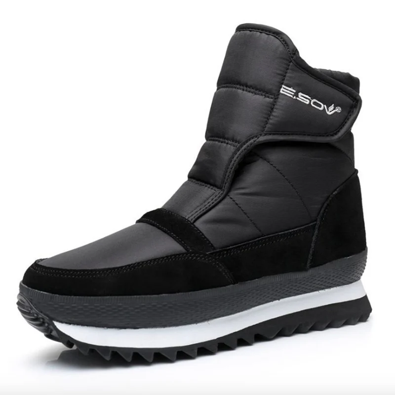 

Women Boots 2018 Winter Fashion Women Snow Boots Waterproof Non-slip Warm Plush Women Boots Flats Platform Ankle Boots