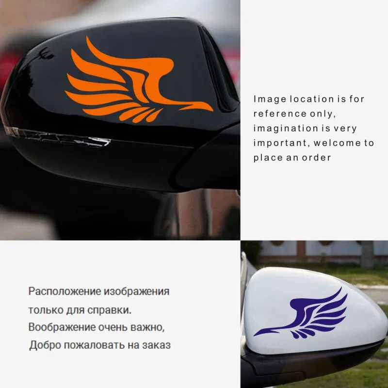 Автомобильные наклейки 7 см * 13 крылья ангела украшение для автомобиля и