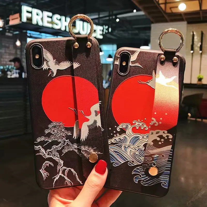 

3D Emboss Chinese Style Pattern Case For Huawei Mate 10 20 Pro P10 Lite P20 P30 pro Nova 3I 2S 4 Soft Silicone Bracket Cover