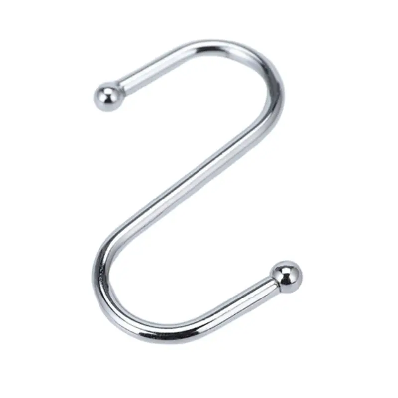 

Stainless Steel S-Shape Hooks Heavy Duty Multi-Function Rack Hangers For Kitchen Closet