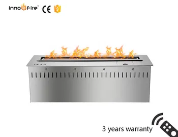 

24 inch intelligent silver or black automatic remote control smart indoor electric fireplace