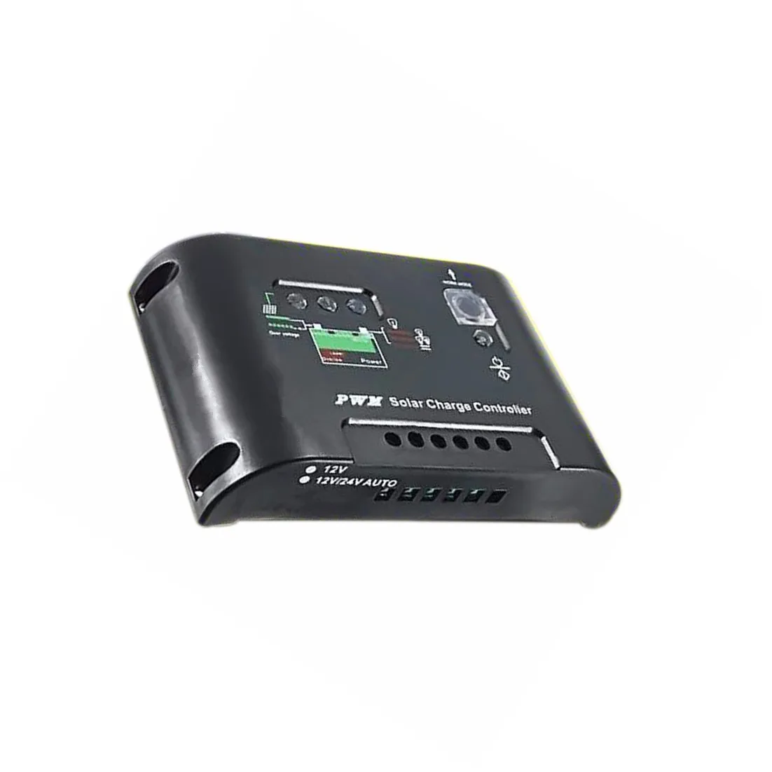 

Durable 10A 12V/24V Black Flexible Semi Solar Panel Controller PWM Charge Mode For RV Boat 140*88*25mm Mayitr