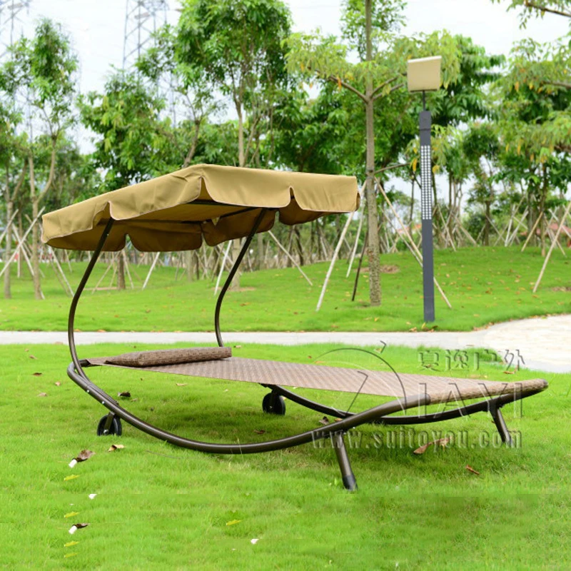 Outdoor swing chair sleeping bed hammock leisure hanging daybed with