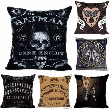 

Custom Decorative Pillowcase Ouija Board Spirit Board Square Zippered Pillow Cover 35X35,40x40,45x45cm(One Side)80527-21-10