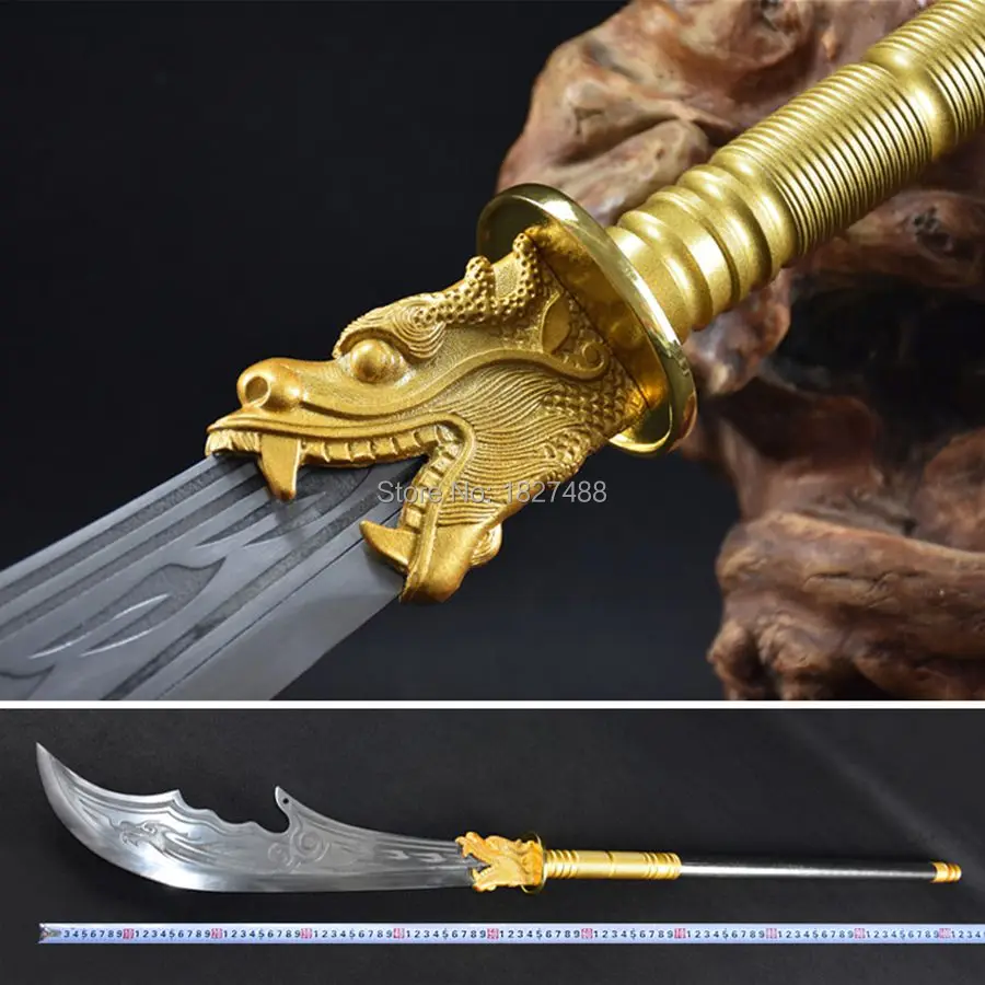 Чудесный китайский WuShu broadsмеч кунг фу дадао острый меч нож T1095 из
