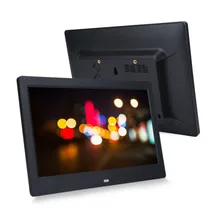 Цифровая фоторамка 10 дюймов HD TFT-LCD 1024*600 Цифровая фоторамка Будильник MP3 MP4 киноплеер