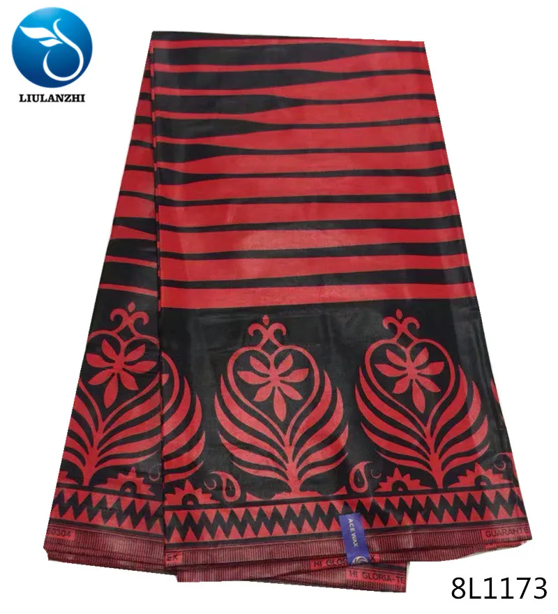 

LIULANZHI ankara african wax print fabric red ankara wax fabric african wax fabric 2018 nigerian on sale 6yards/lot 8L1172-1185