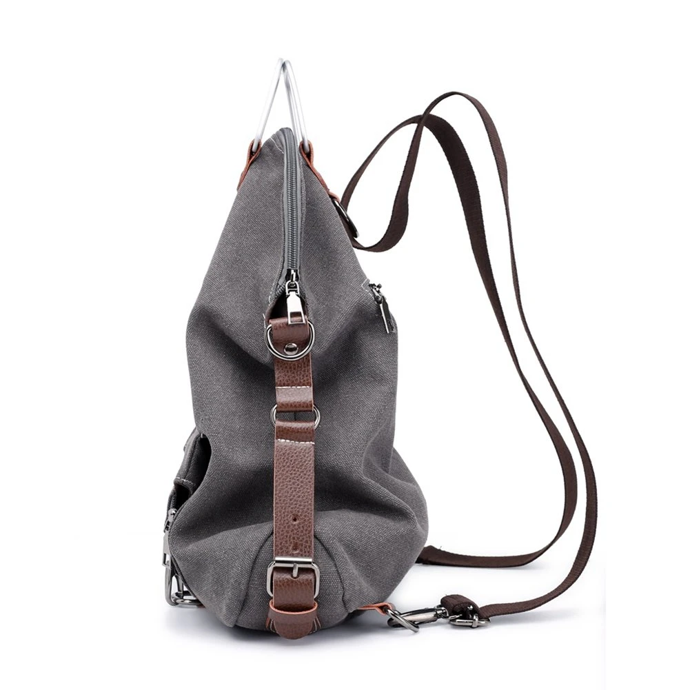 Ceny Fggs vintage plecak płócienny dla kobiet School College Travel Laptop przenośny plecak