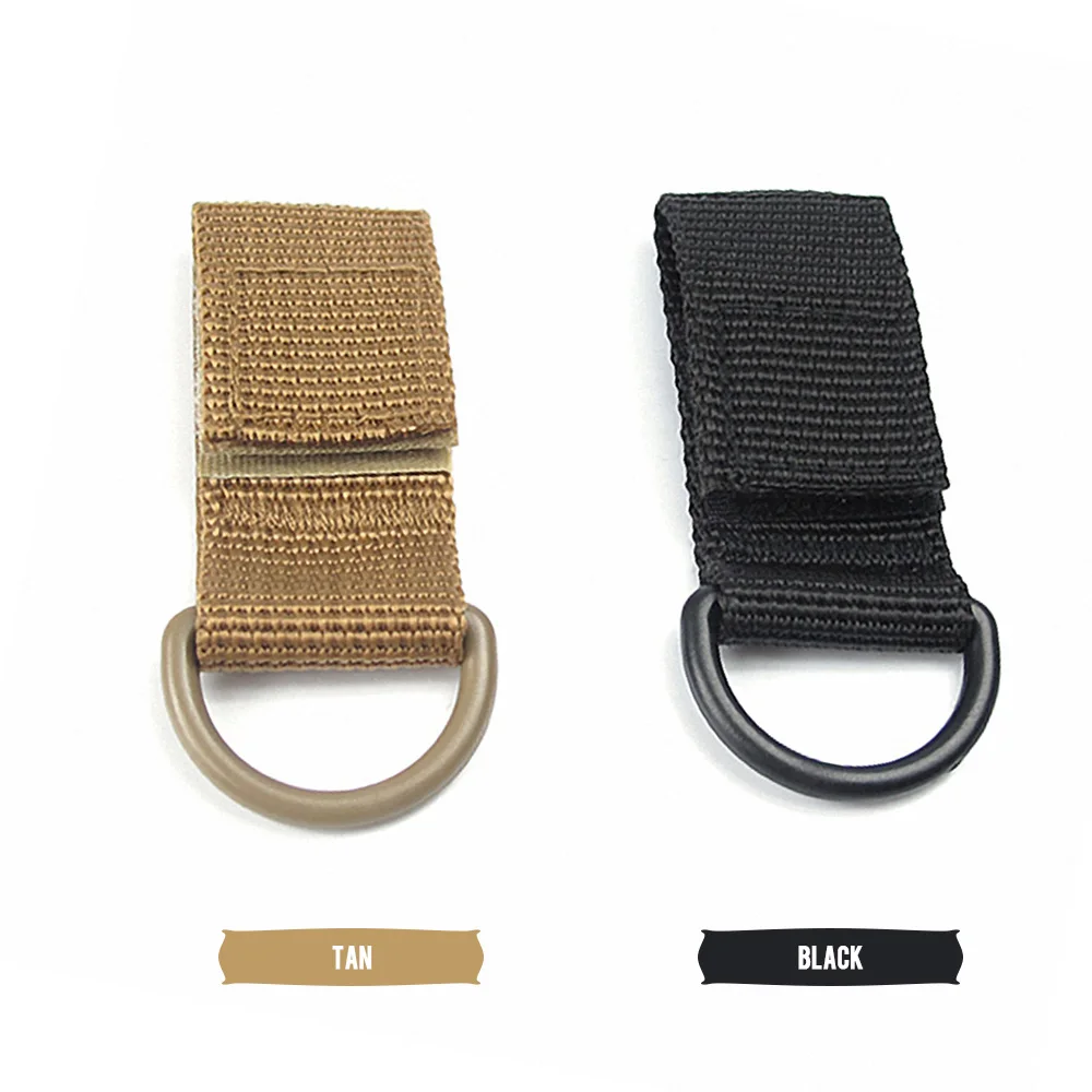 Лямки Рюкзак с карабином Molle ремень зажим edc Мульти D Ring Ремень Дорожная сумка