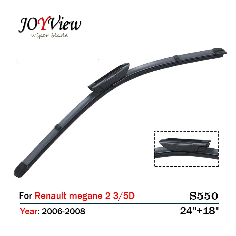 S550 Wipers Size24"+18"Fit For Renault megane 2 3/5D (2006 2008) Wiper