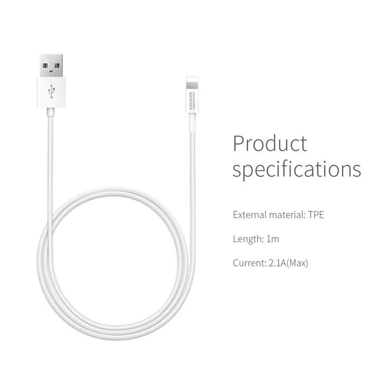 Nillkin Lighting Cable 2A Быстрая зарядка USB кабель для передачи данных для Apple iPhone X 8 8 Plus 7 7 Plus и планшета Android usb зарядный шнур