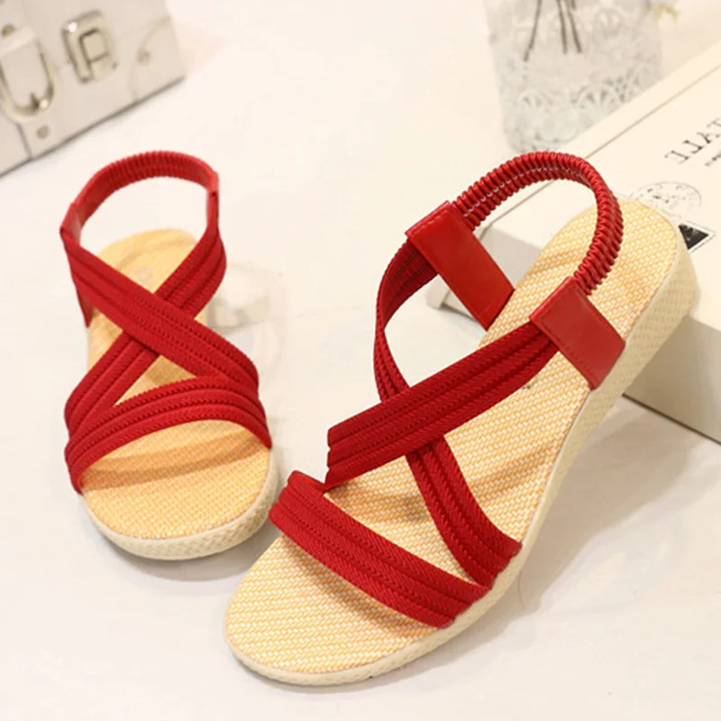KarinLuna/туфли-лодочки; модные; брендовый комплект одежды для отдыха Летний пляж, отпуск Большой размер 42 Горячая Летняя распродажа римские сандалии женские Повседневное Женская деловая обувь