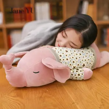 

JaneYU Polar Bear Elephant Pig Nap Pillow Dual-use Car Three In One Office Lunch Break Air Conditioning Blanket