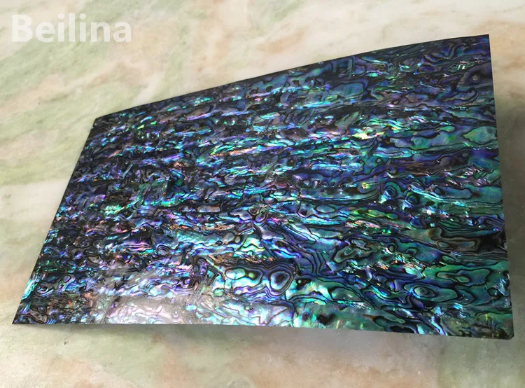 Новая Зеландия panua abalone shell ламинат лист с черной спинкой для деревянной инкрустации и домашнего ремесла украшения материал толщина 0,2 мм