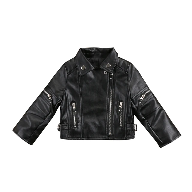 baby girl biker jacket