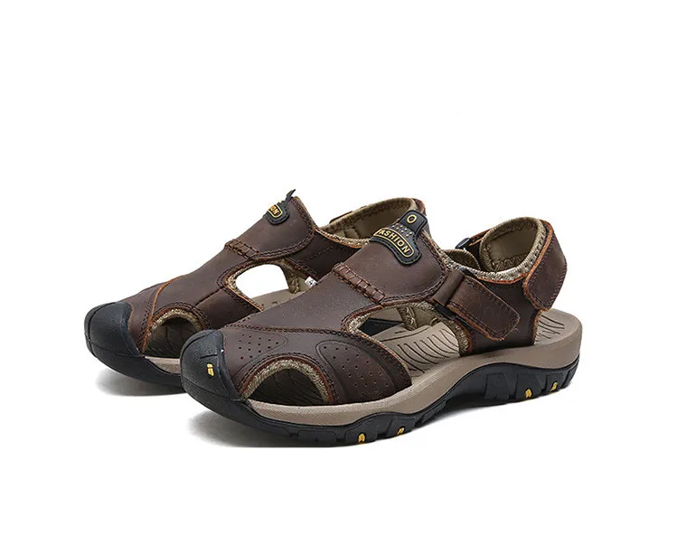 

Explosion Models Large Size 2019 Summer New Men's Casual Breathable Sandals Fashion Baotou Outdoor Beach Shoes