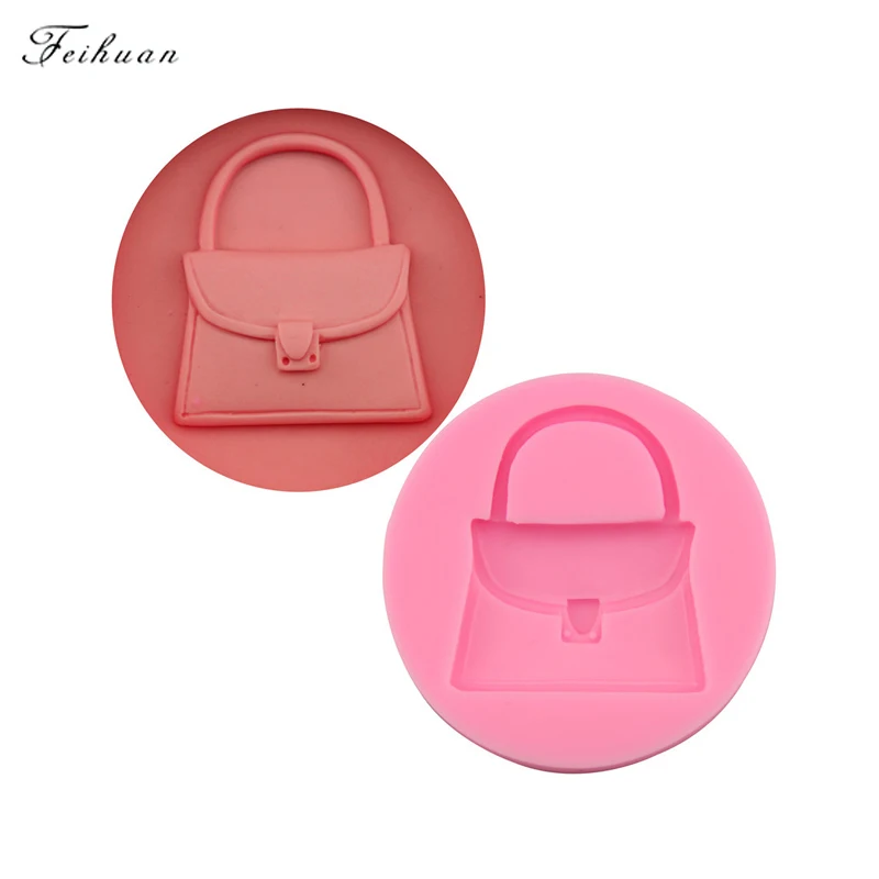 Fashion Bags Design Silicone Molds Fondant Cake Decorating Tools Sugarpaste Chocolate Candy Mold Fimo Clay Baking Moulds | Дом и сад