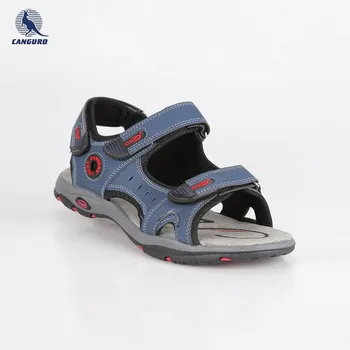 

Man's navy blue summer Velcro soft cosy sandal