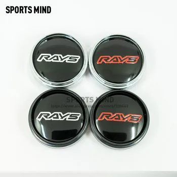 

4 X 66MM Car Styling RAYS VOLK Logo Wheel Center Caps Dust-Proof caps for Japan Tokyo Rim TE37 Time Attack