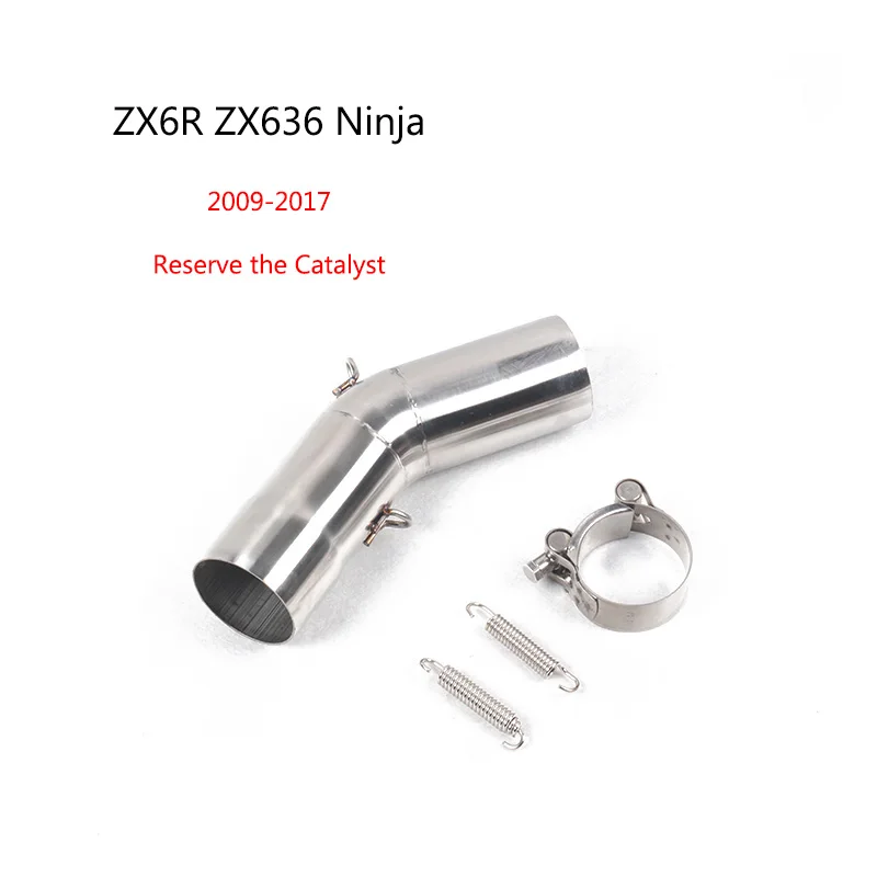 2 Inch Exhaust Mid Pipe for Kawasaki ZX6R Kawasaki ZX10R Motorcycle