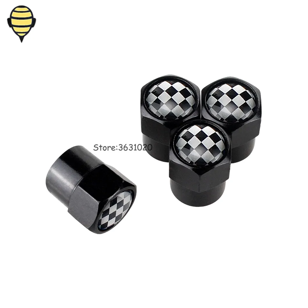 Car Styling Tire Valve Stem Caps Rim Sticker For F1 Logo For Chevrolet