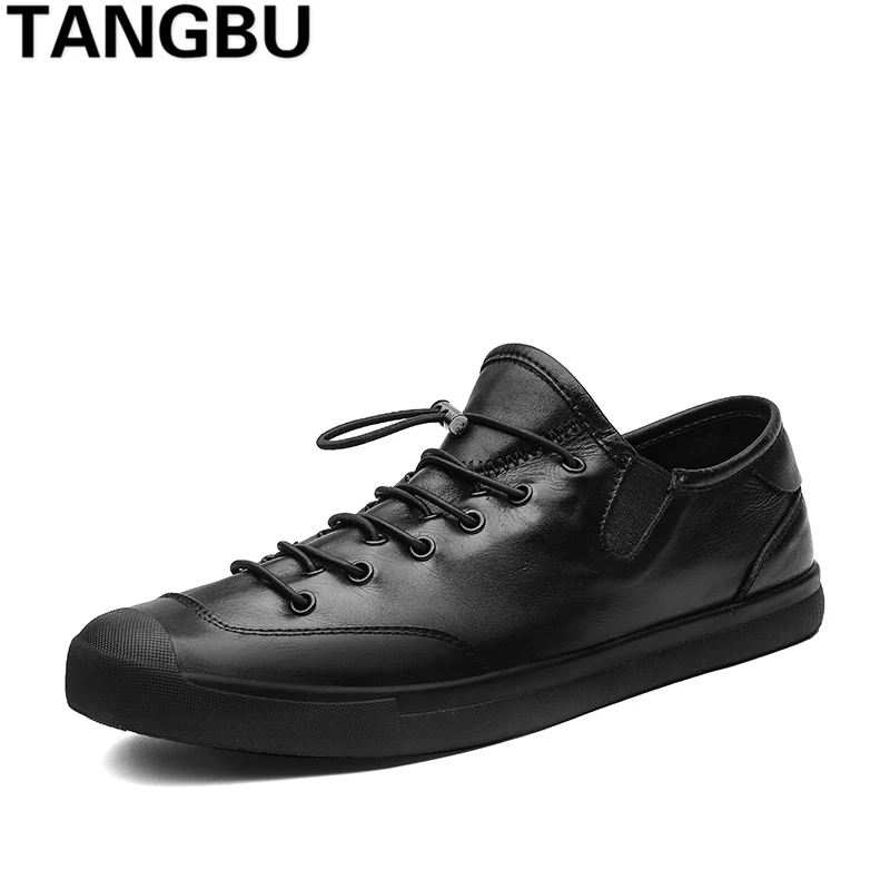 

New Arrival Genuine Leather Men Skateboarding Shoes Lace Up Breathable Casual Sneakers Shoes Fashion Trainers Shoes Size 38-44