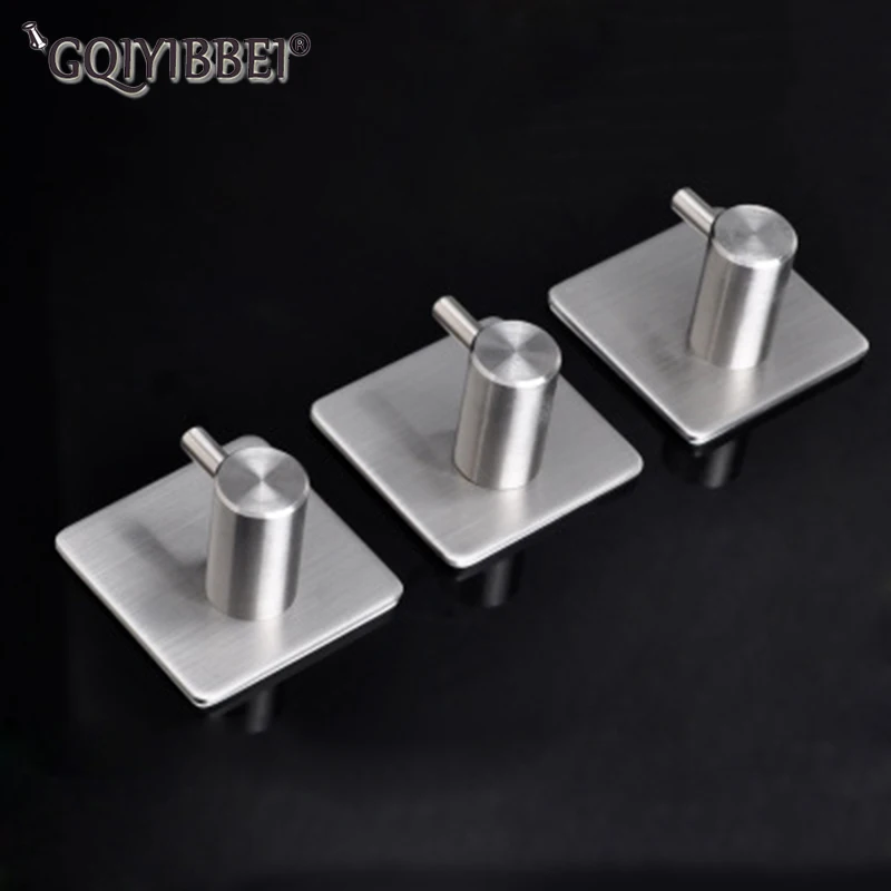 

Non-perforated Bathroom Bracket Stainless Steel Strong Adhesive Storage Rack Towel Bath Steel Hook Kitchen Bathroom Hook Towel