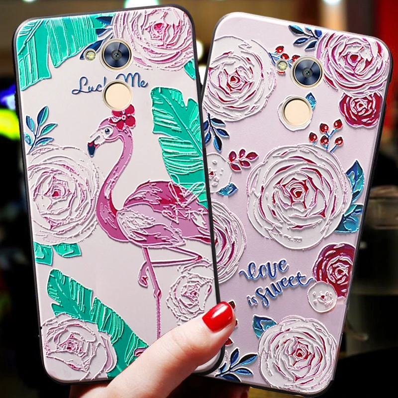 

YonLinTan 3D Phone coque,cover,case For HuaWei Honor 6A 6 A / 6x gr5 2017 on Silicone luxury Silicon back Original 360 cases