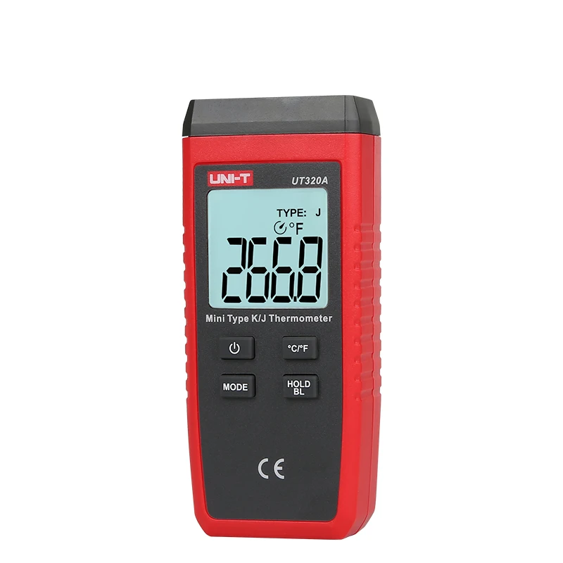 UNI-T UT320A UT320D термометр K/J Тип Температура метр Мини Контактные Тип термопара