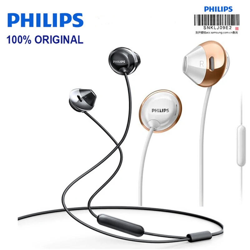 Наушники Bass Philips She4205 с микрофоном проводное управление наушники шумоподавлением