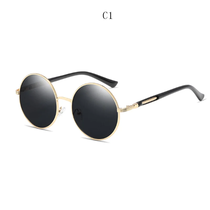 best sunglasses for big nose BOYSEEN Vintage Round Sunglasses Women Reflective Sun glasses Female Women's Shades Brand Designer lunette de soleil UV400 601 designer sunglasses for women Sunglasses