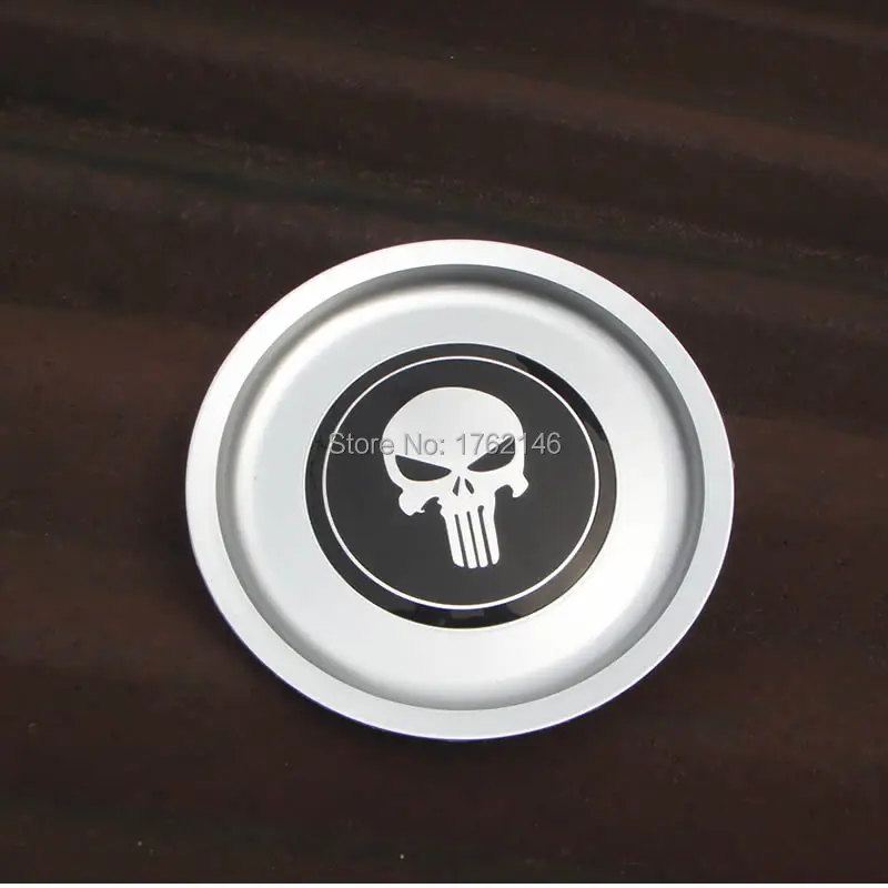 

4PCS Modify Skull Wheel Center Caps 1J0601149B Fit FOR VW 1998-2005 Bora Jetta Golf MK4