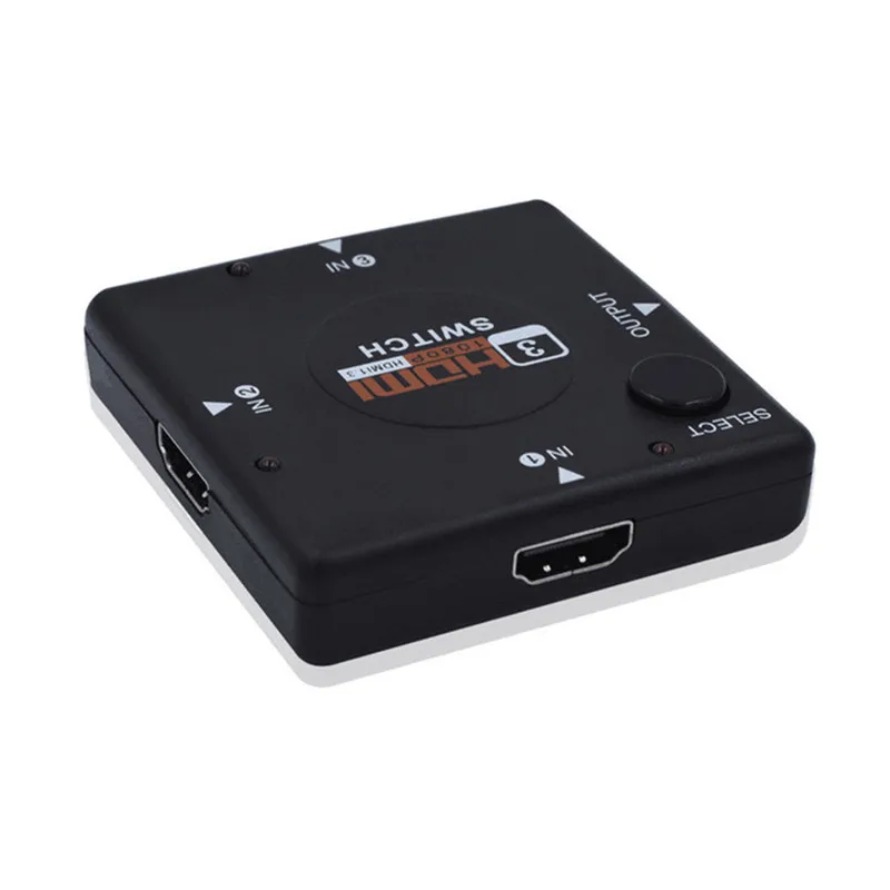 3 портовый HDMI коммутатор трехразветвитель конвертер HD 1080p 3D видео адаптер для ТВ