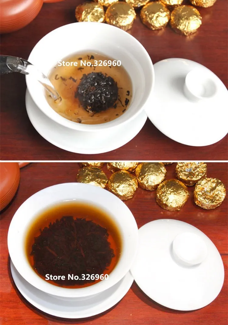  Promition China Mini Tuocha Yunnan Slimming Puer Tea Puerh health tea tin packaging Black Tea Flavor Pu'er Tea 