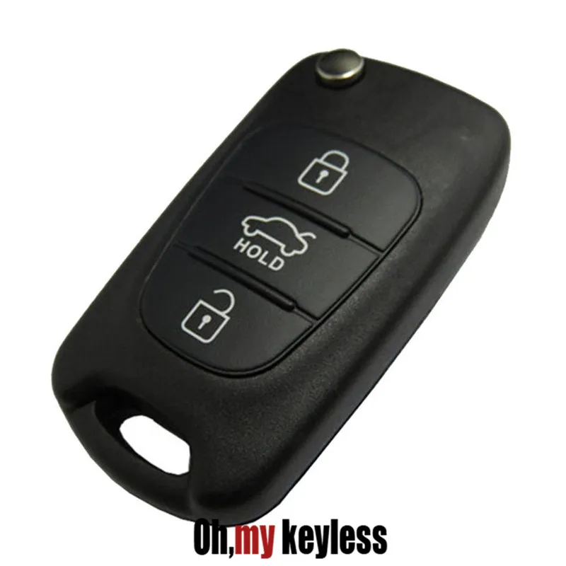 Сменный Футляр для ключей для hyundai elantra пульт дистанционного управления ключ оболочки 3 кнопки