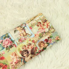 Половина ярд импорт простая хлопковая ткань с для маленьких мальчиков и девочек, цветочный рисунок, ручной DIY одежды платье детская одежда хлопок B293