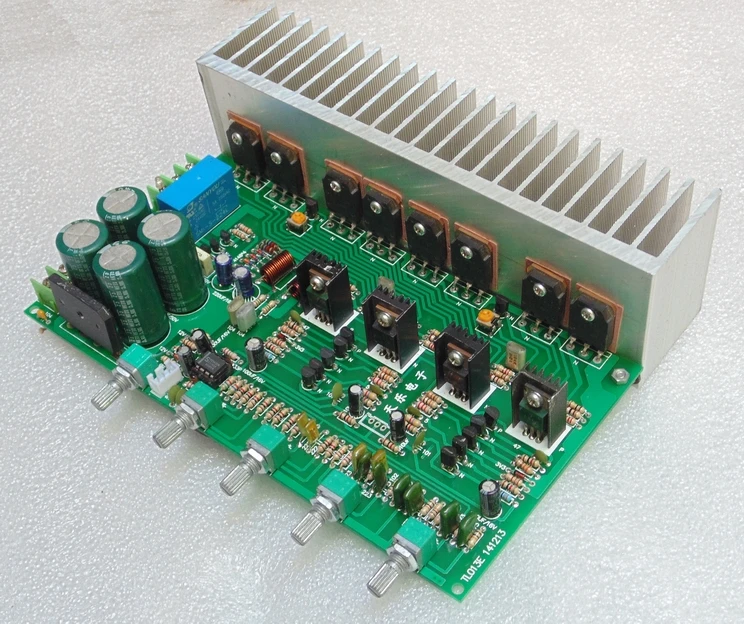 

Eight-tube High-power Field-effect Amplifier with Tone and Two-channel Karaoke Singing Amplifier Board